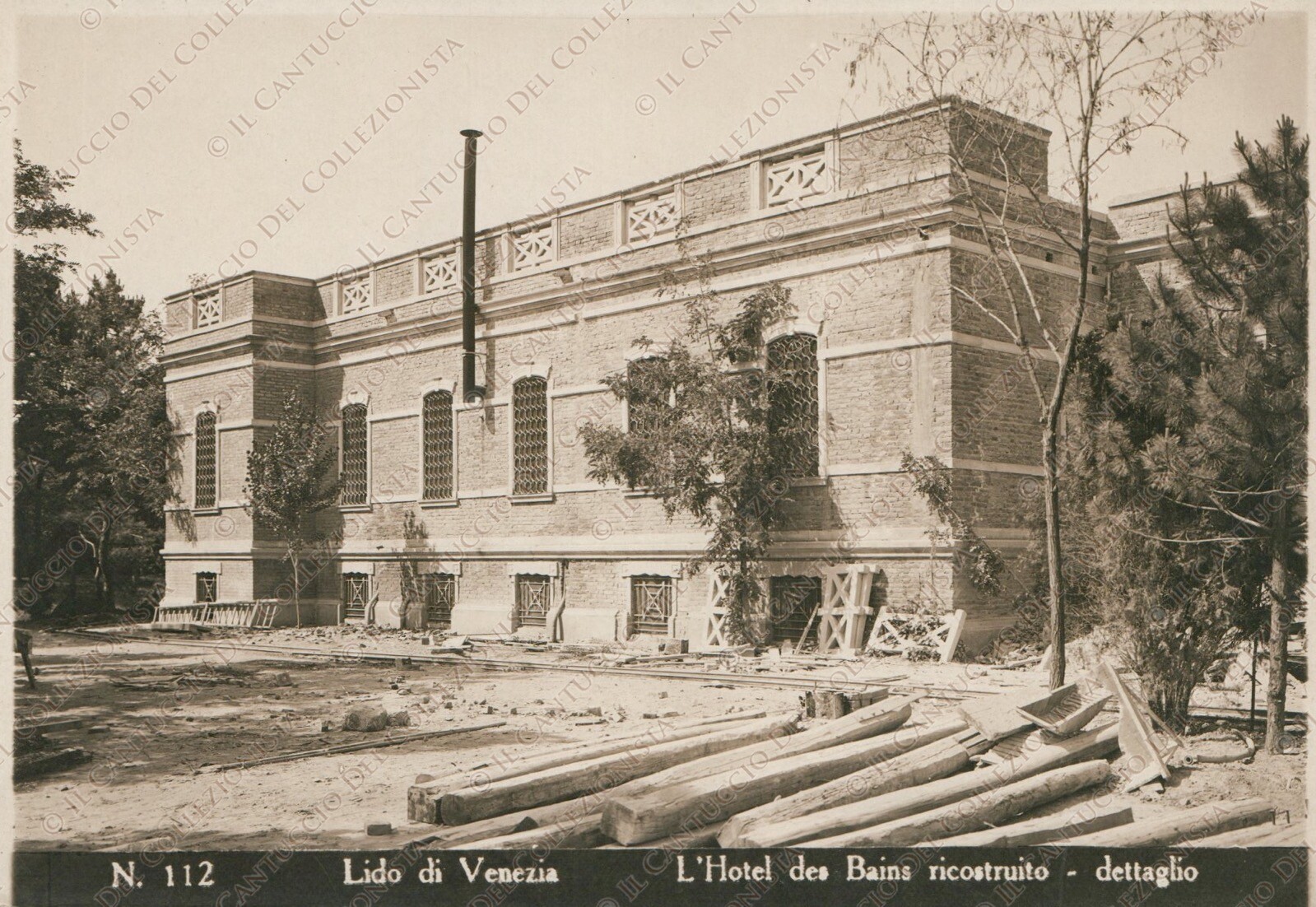 LIDO DI VENICE Hotel des Bains Reconstructed Detail Photograph