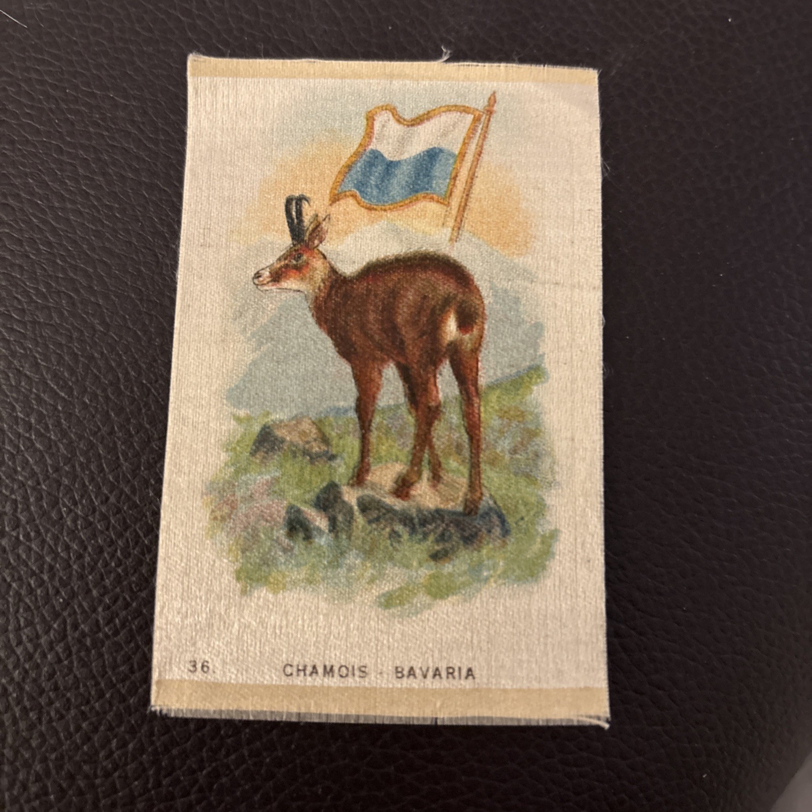 Chamois Bavaria Tobacco Silk - Vintage Cigarette Silk #36