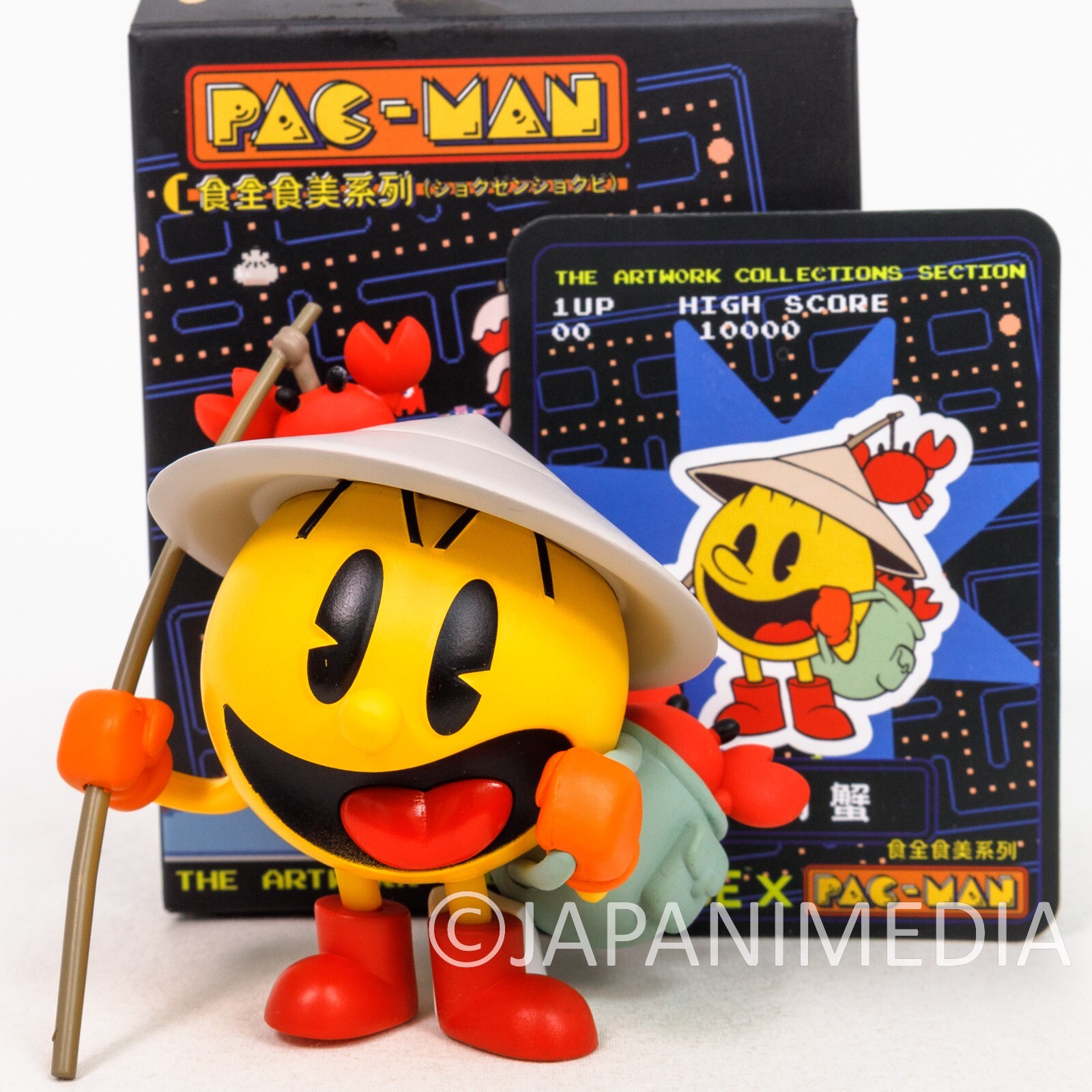 Pac-Man Cosplay Mini Figure Shanghai Crab ver. / PAC-LAND NAMCO FAMICOM