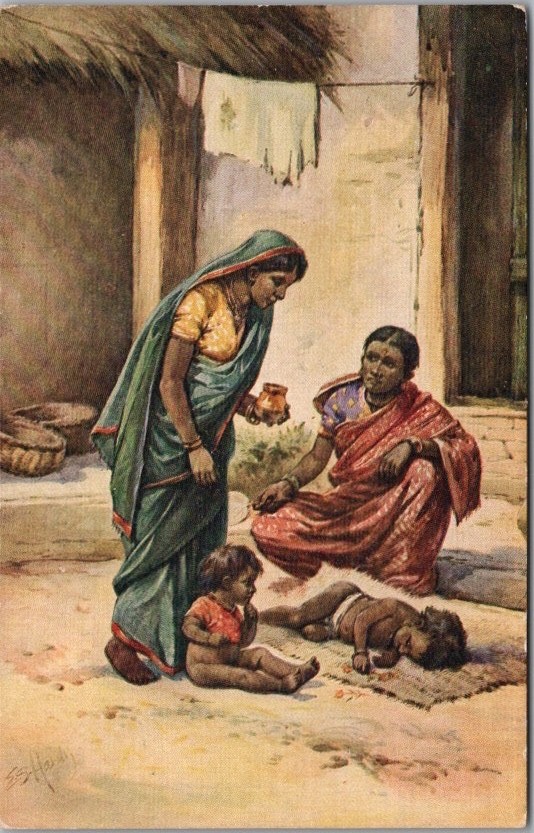 c1910s Artist-Signed S. HARDY Postcard \