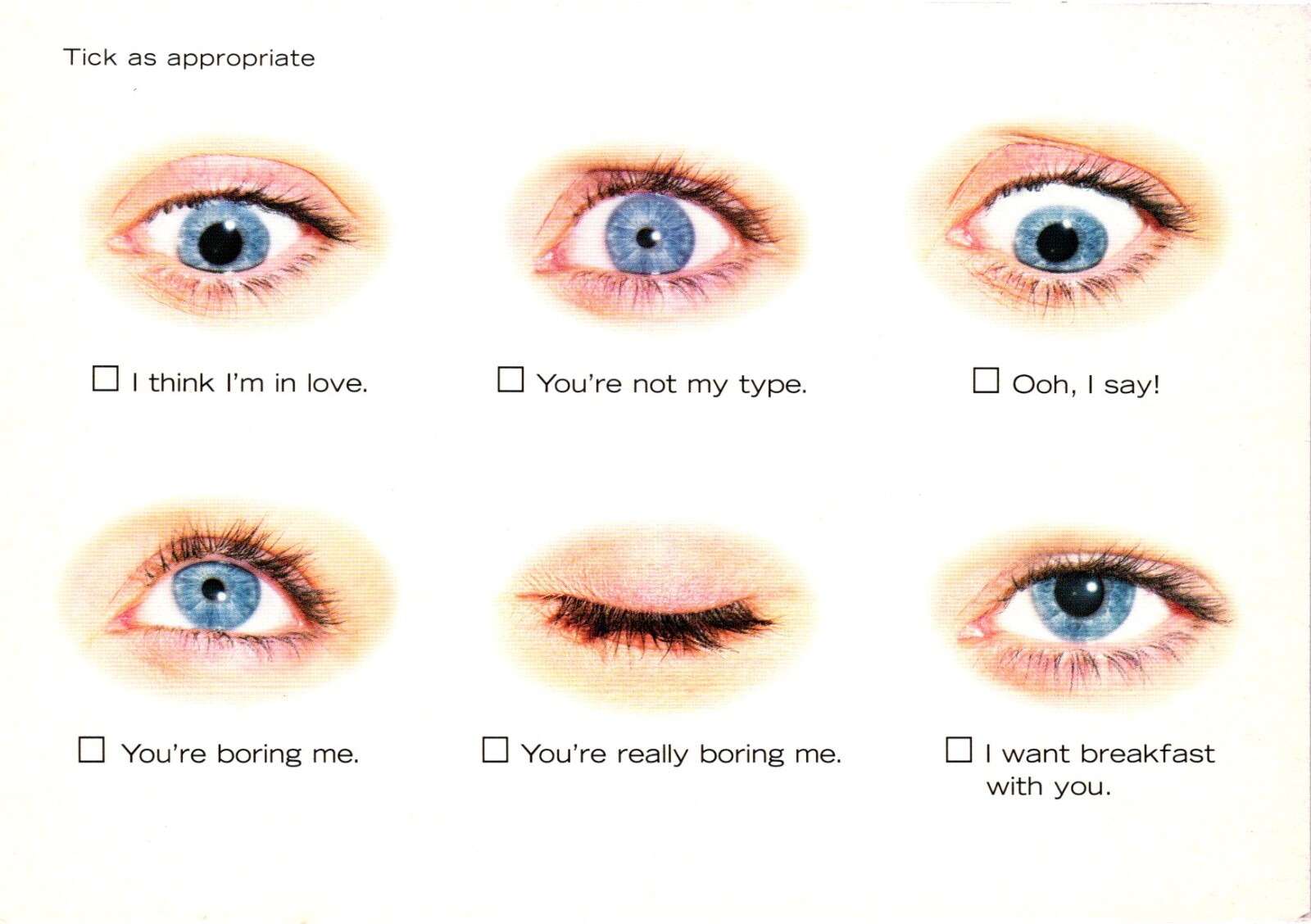 Acuvue Johnson Johnson Advertising Postcard