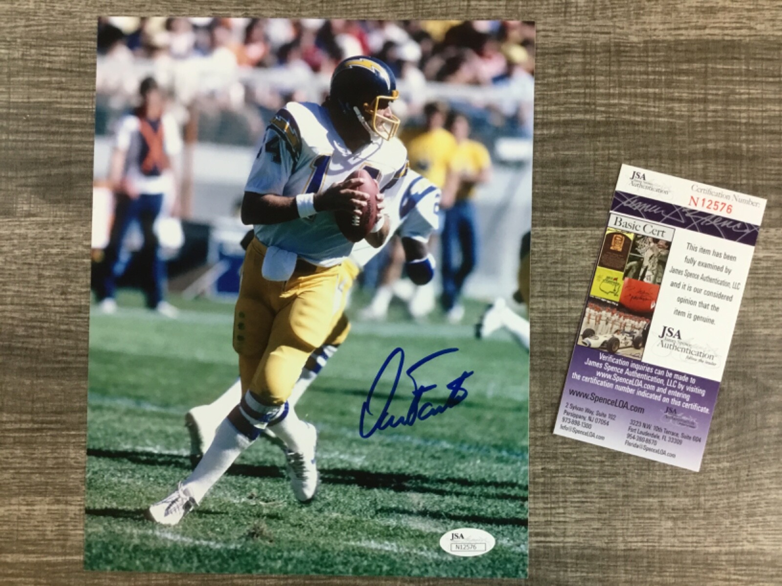 (SSG) DAN FOUTS Signed 8X10 Color \