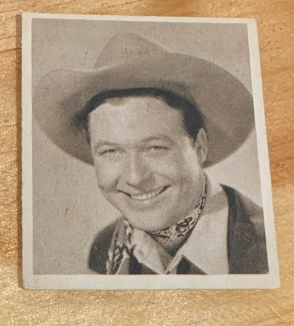 Rare 1948 Bowman R701-9 Movie Stars #6 Monte Hale EX-NM High Grade