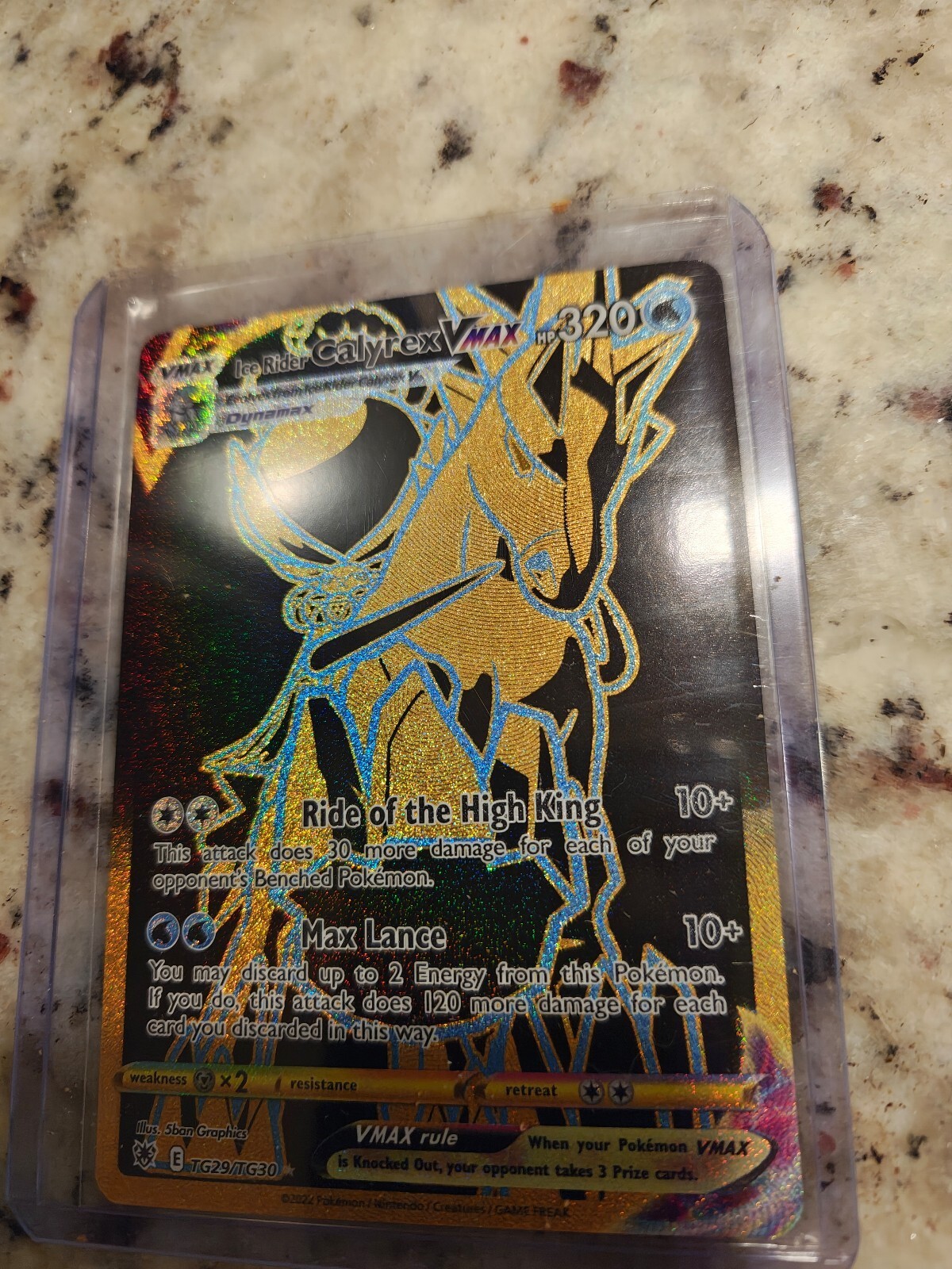 PokemoPokemon Trading Card Mew VMAX  - Lost Origin - Full Art Gold Secret Rare