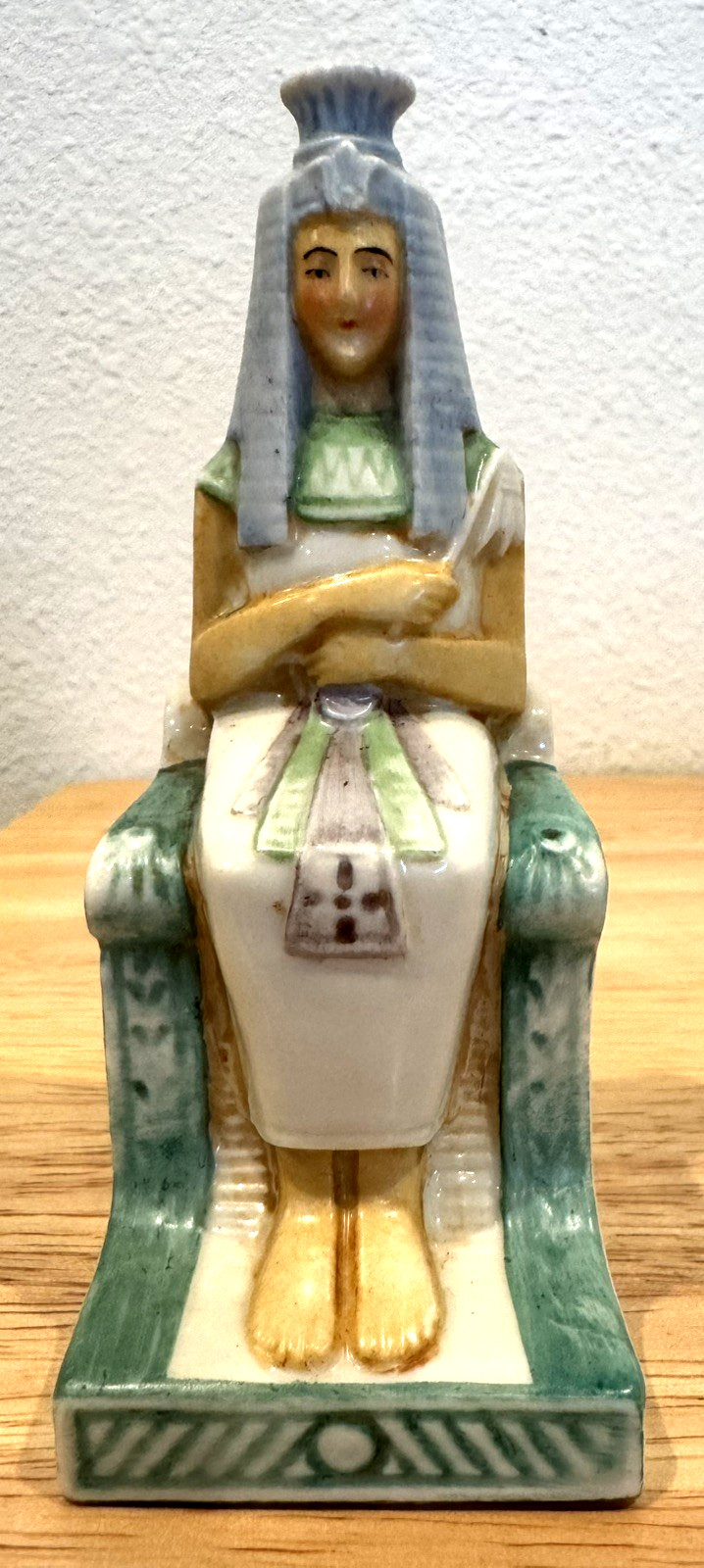Vintage Art Deco Style Egyptian Goddess Isis 4.5