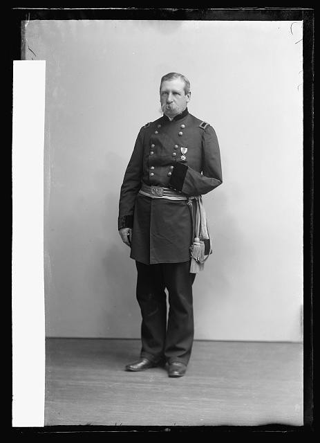 Photo:Gen. M.D. Hardin in Military Uniform Studio Portrait