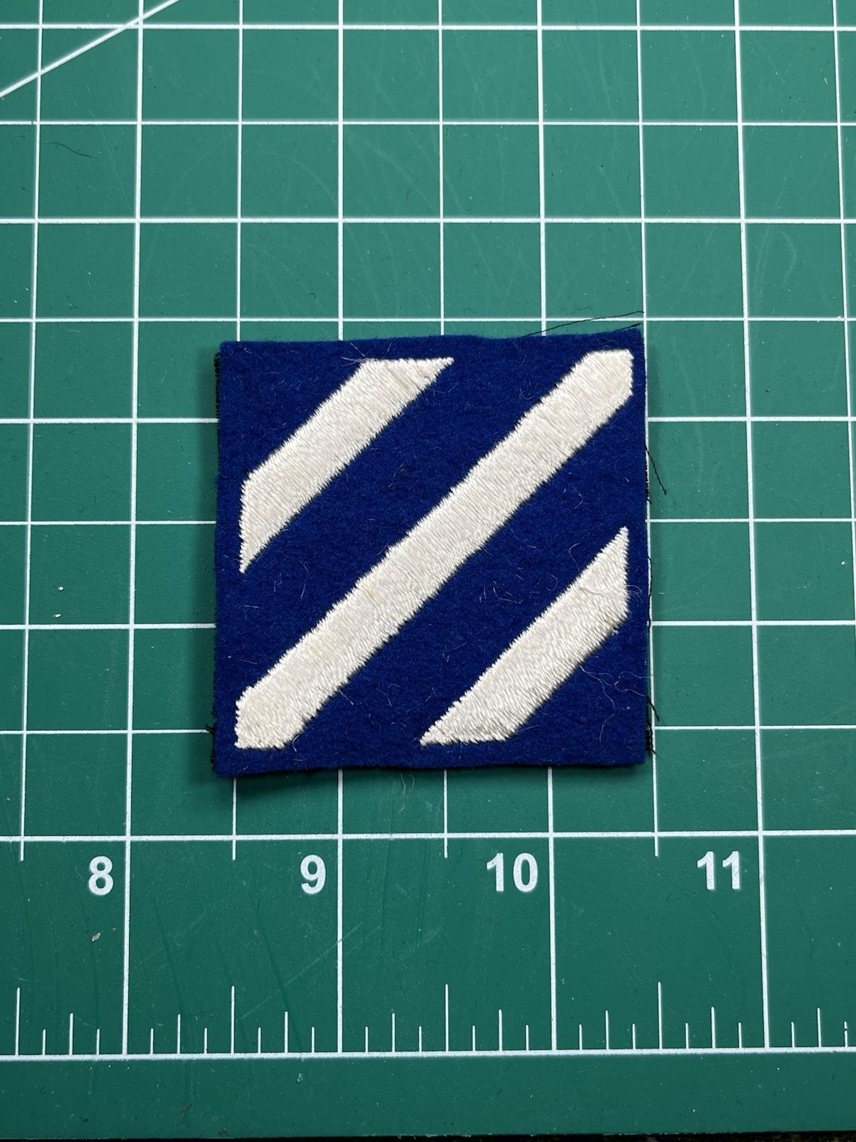 WWII 3rd Infantry Division Theater Made Patch