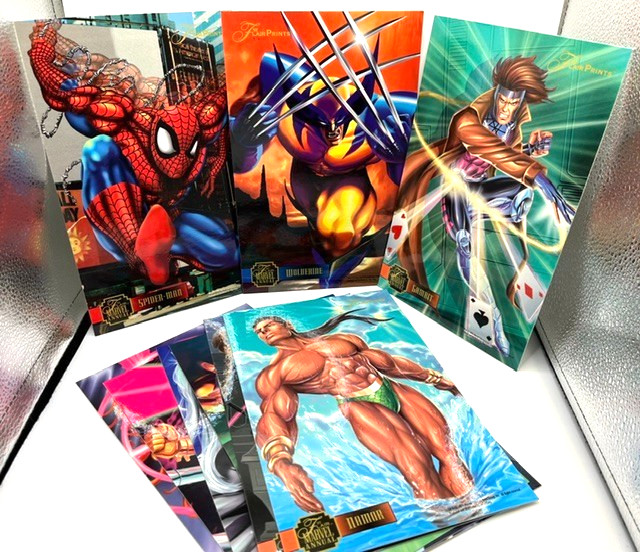 Vtg. 1995 Marvel Annual Flair Prints, Lot of 10/10, 10