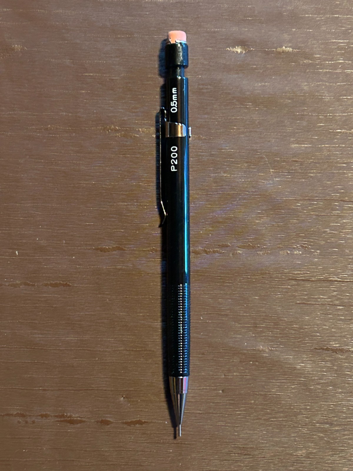 Vintage Black Scripto P200 0.5 Ultra Thin Lead Mechanical Pencil - Brand New