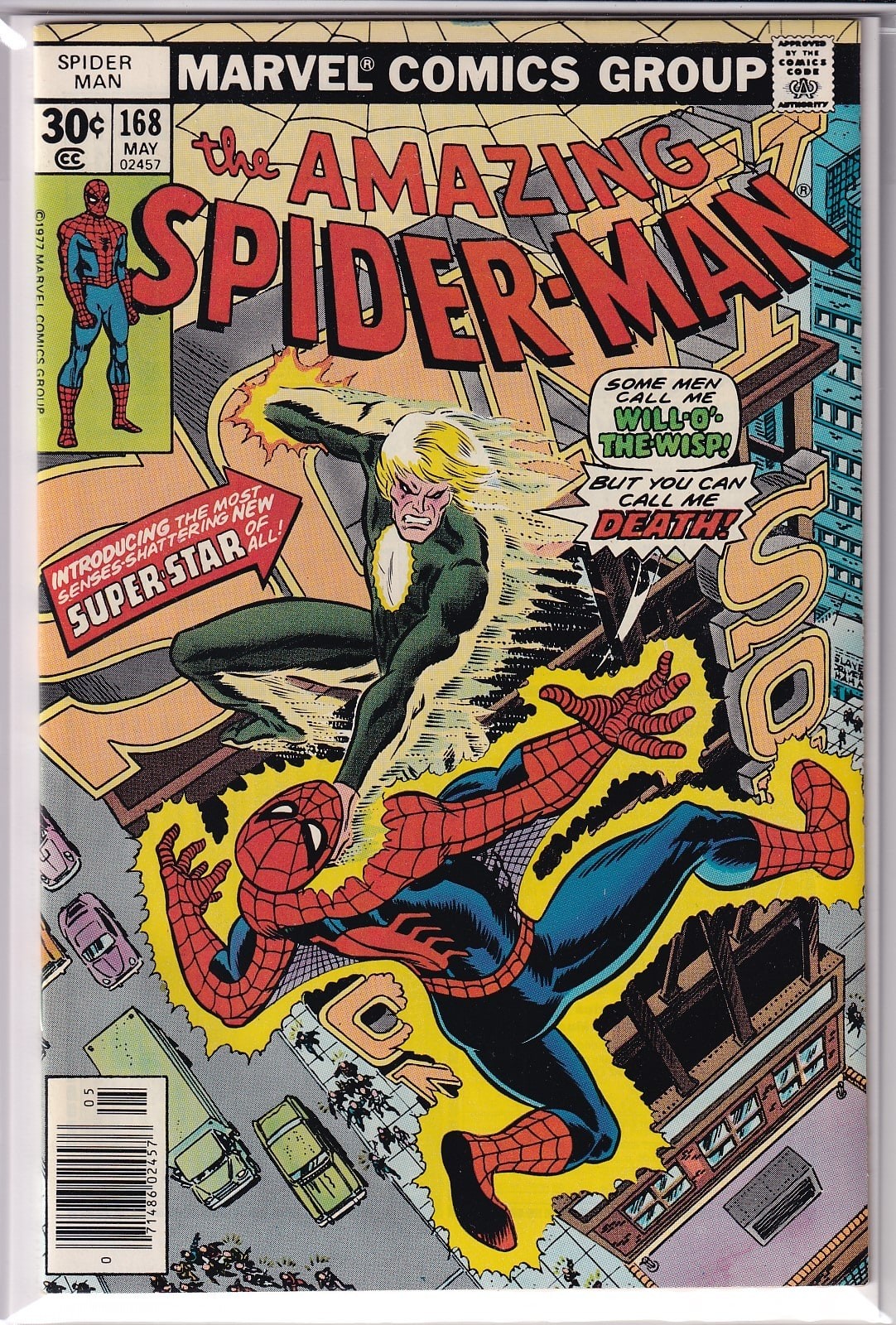 36931: MARVEL AMAZING SPIDER-MAN #168 NM Grade