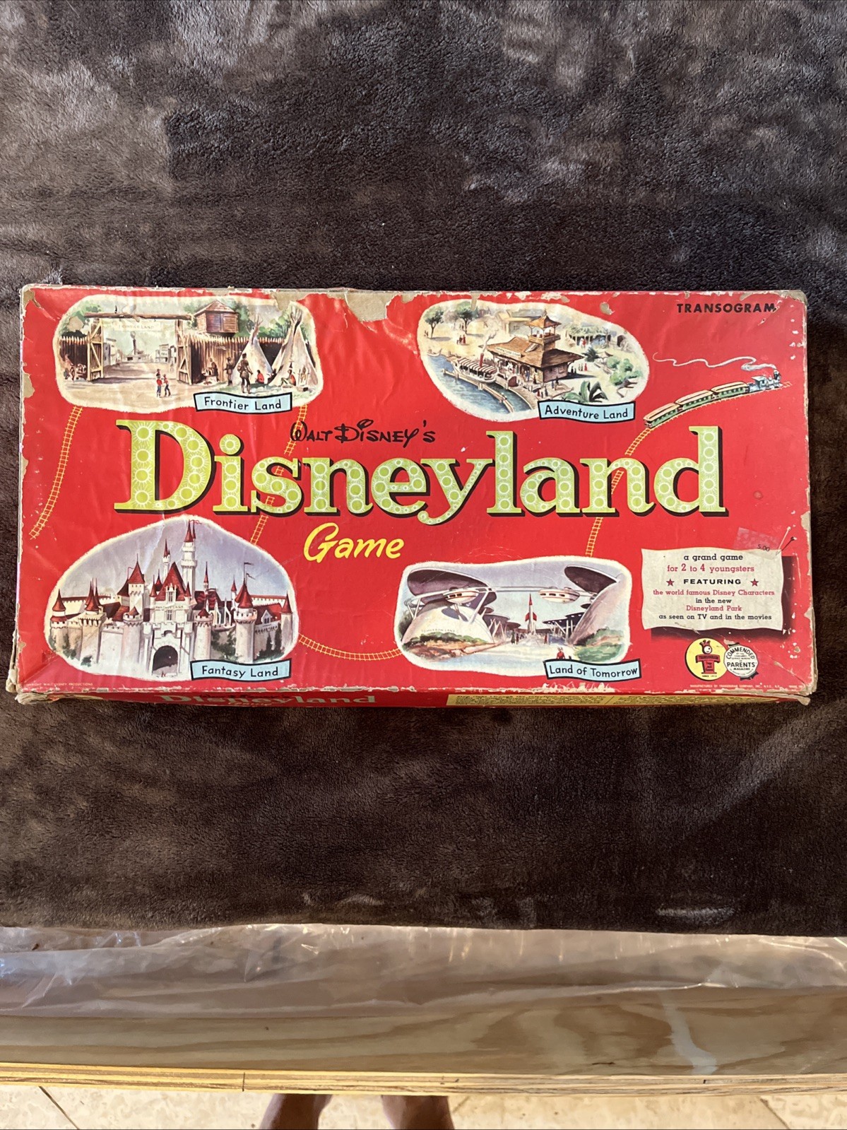 DISNEYLAND GAME Adventures in 1954 Walt Disney's Game