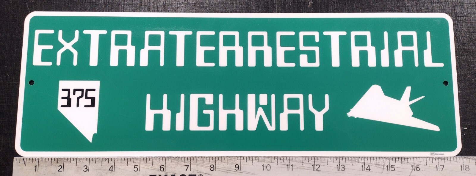Extraterrestrial Highway Nevada 375 Area 51 sign