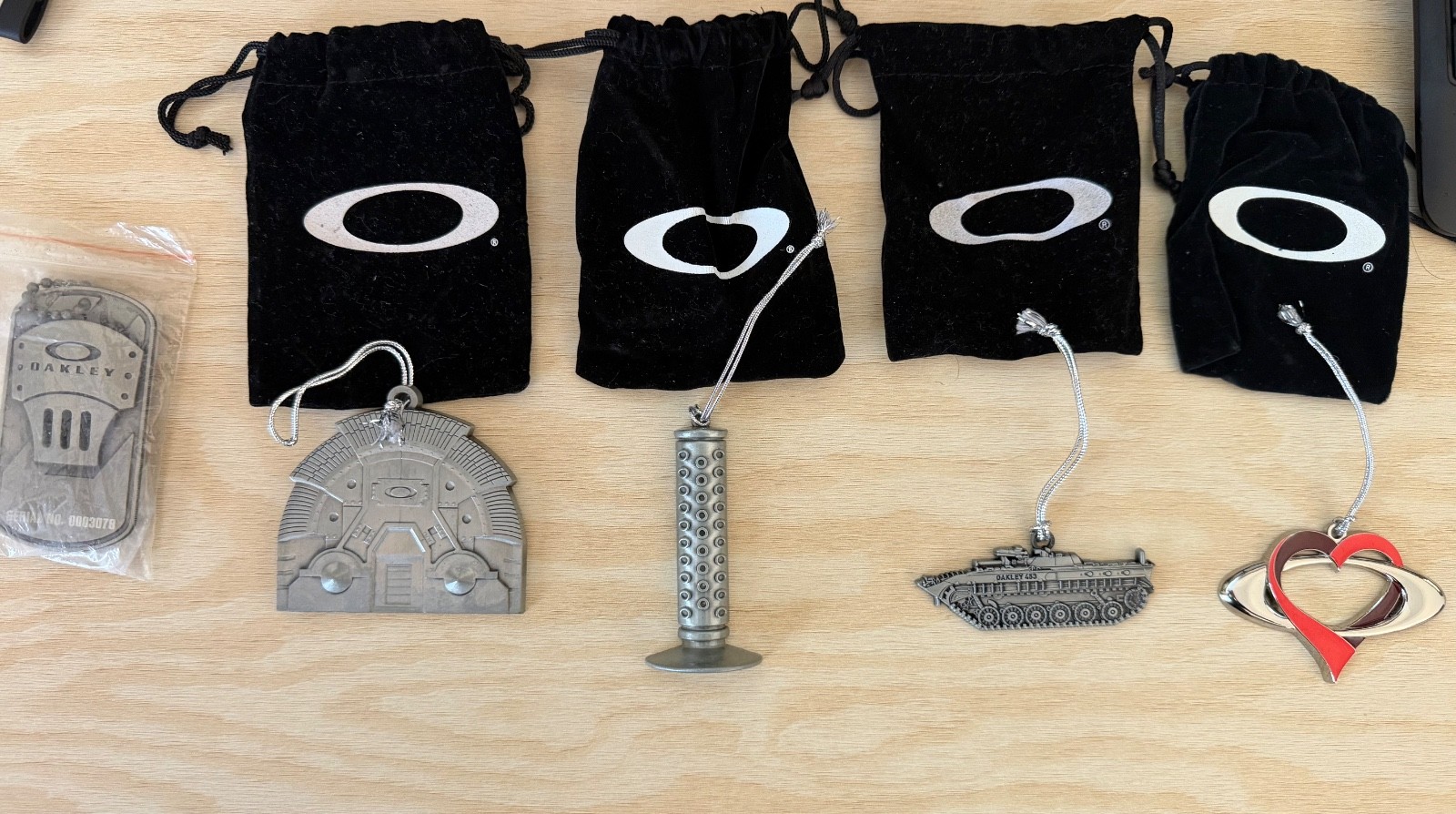 Authentic Oakley Christmas Ornament Brand New - Lot (4)