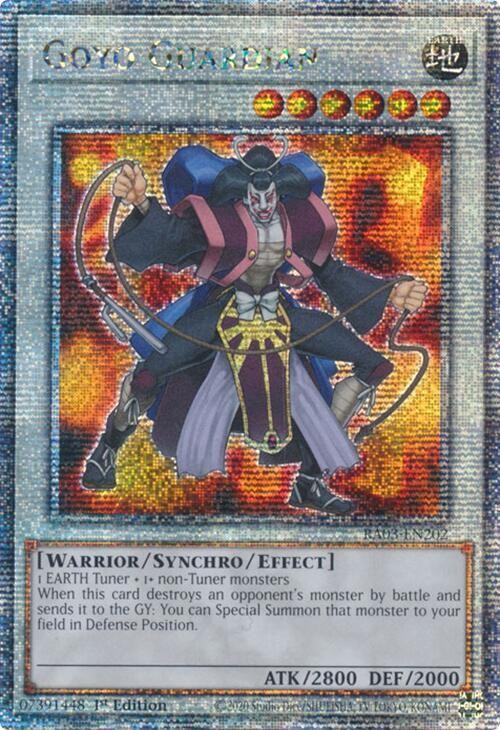 Goyo Guardian RA03-EN202 Quarter Century Secret Rare 1st Ed