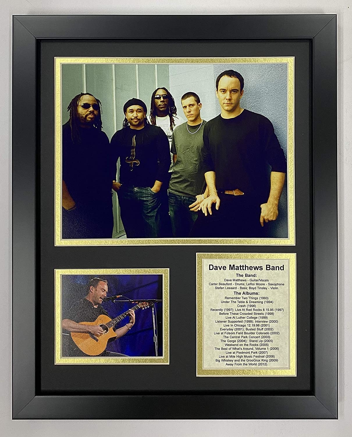 Legends Never Die Dave Matthews Band Framed Photo Collage 12\