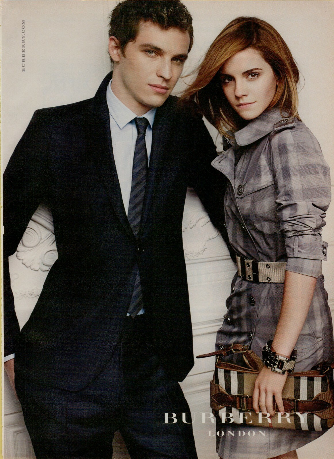 2010 Burberry London Emma Watson Purse Clothing Photo Vintage Print Ad