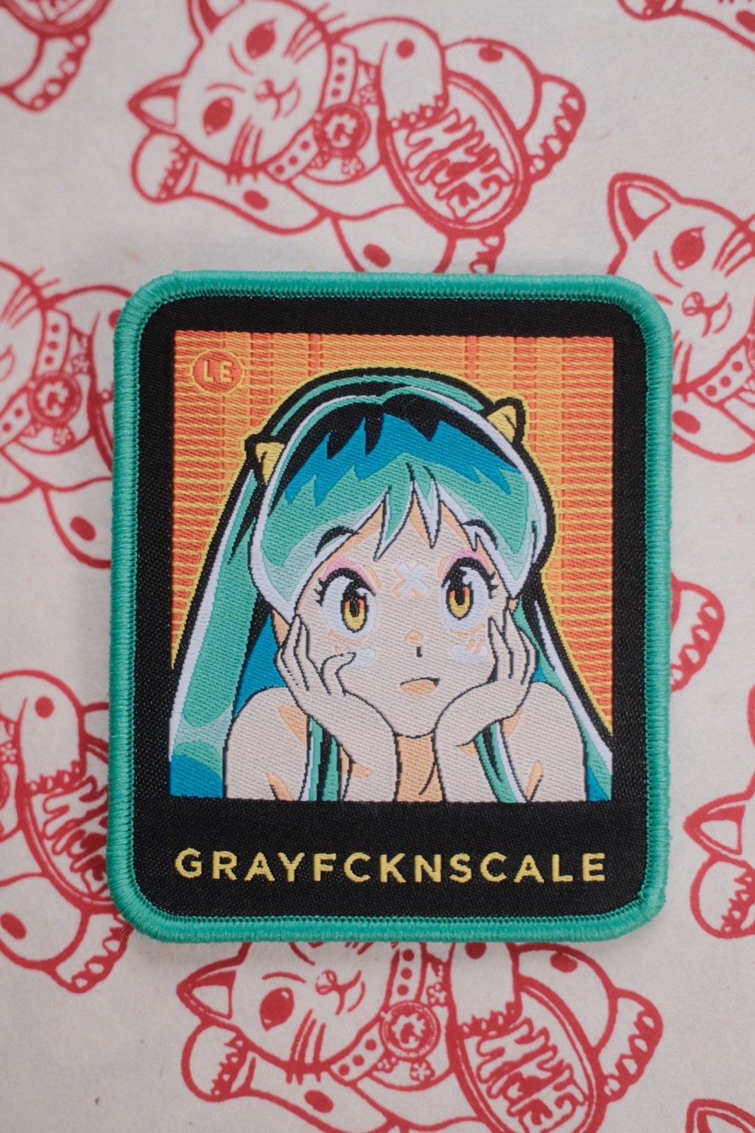 Castle x Grayscale CxG Lum Urusei Yatsura - Rare EDC Patch