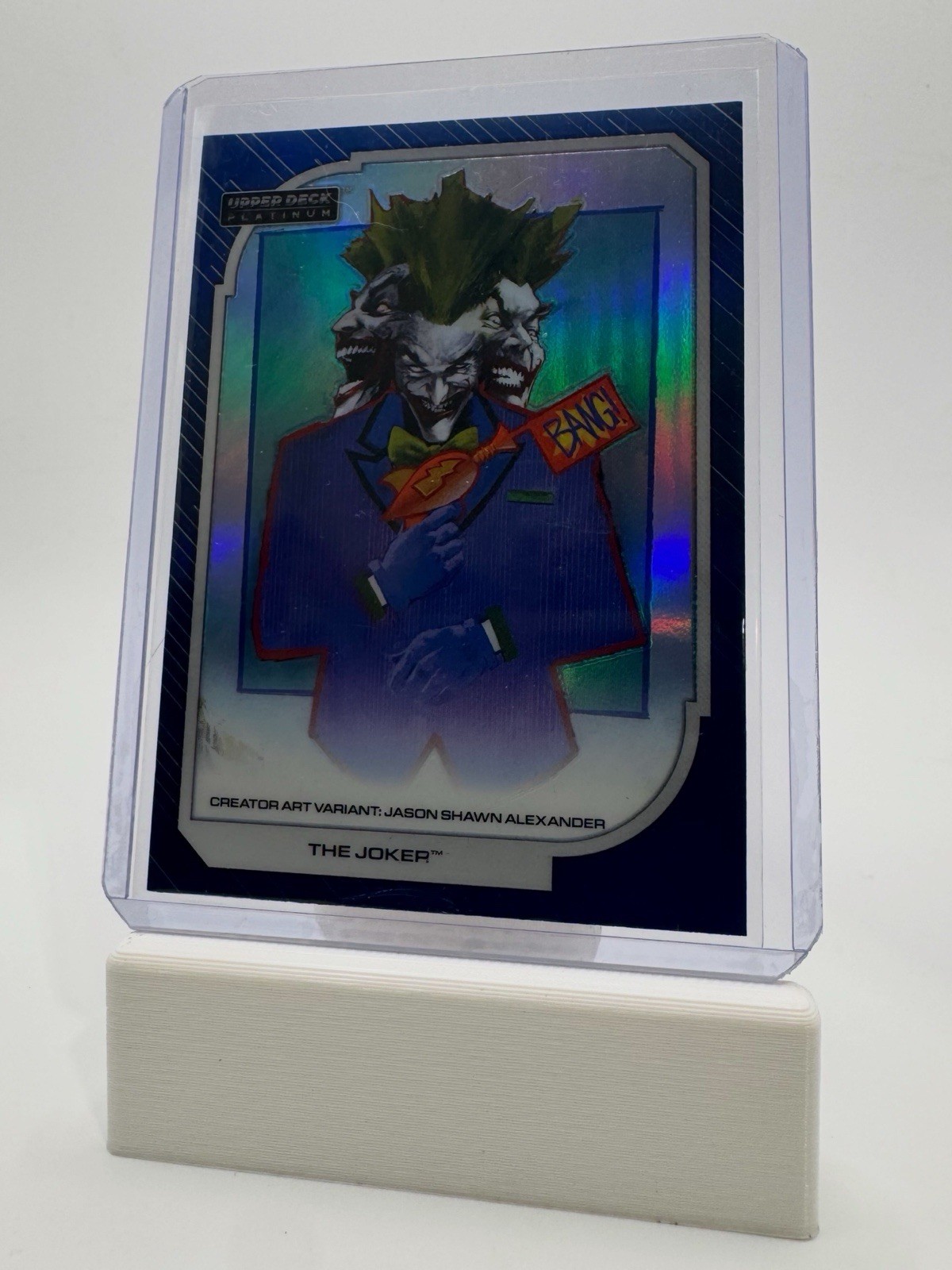 2026 Upper Deck Platinum DC Creator Art Variant BLUE Rainbow The Joker #5