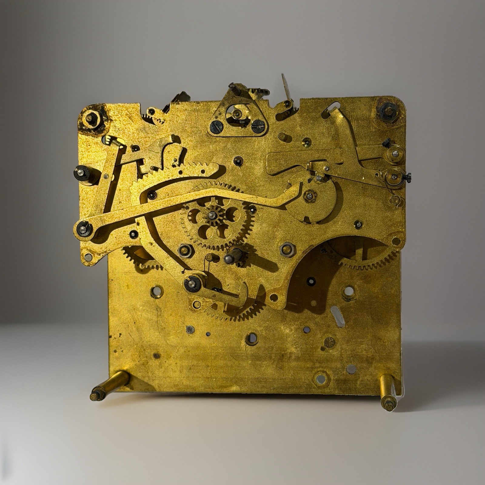 Seth Thomas No. 124 Mechanical Clock Movement For Parts or Repair