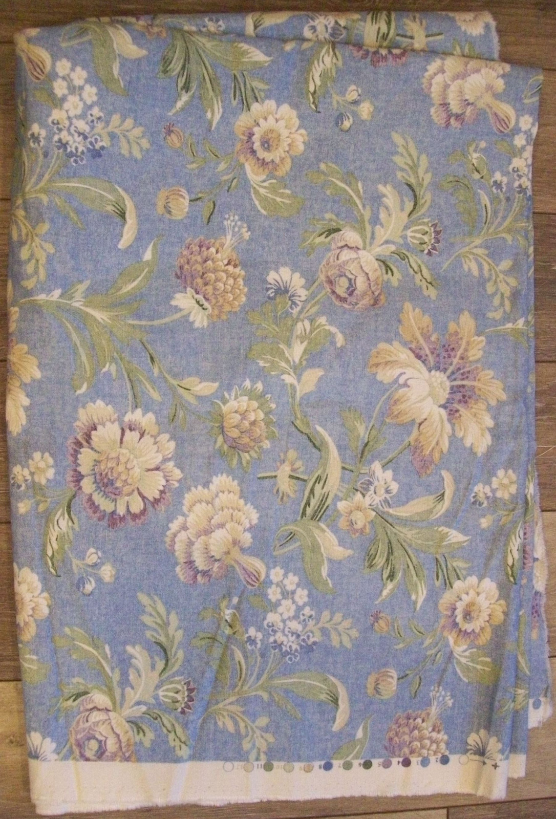 VTG Laura Ashley Upholstery Fabric~English Country Floral~56