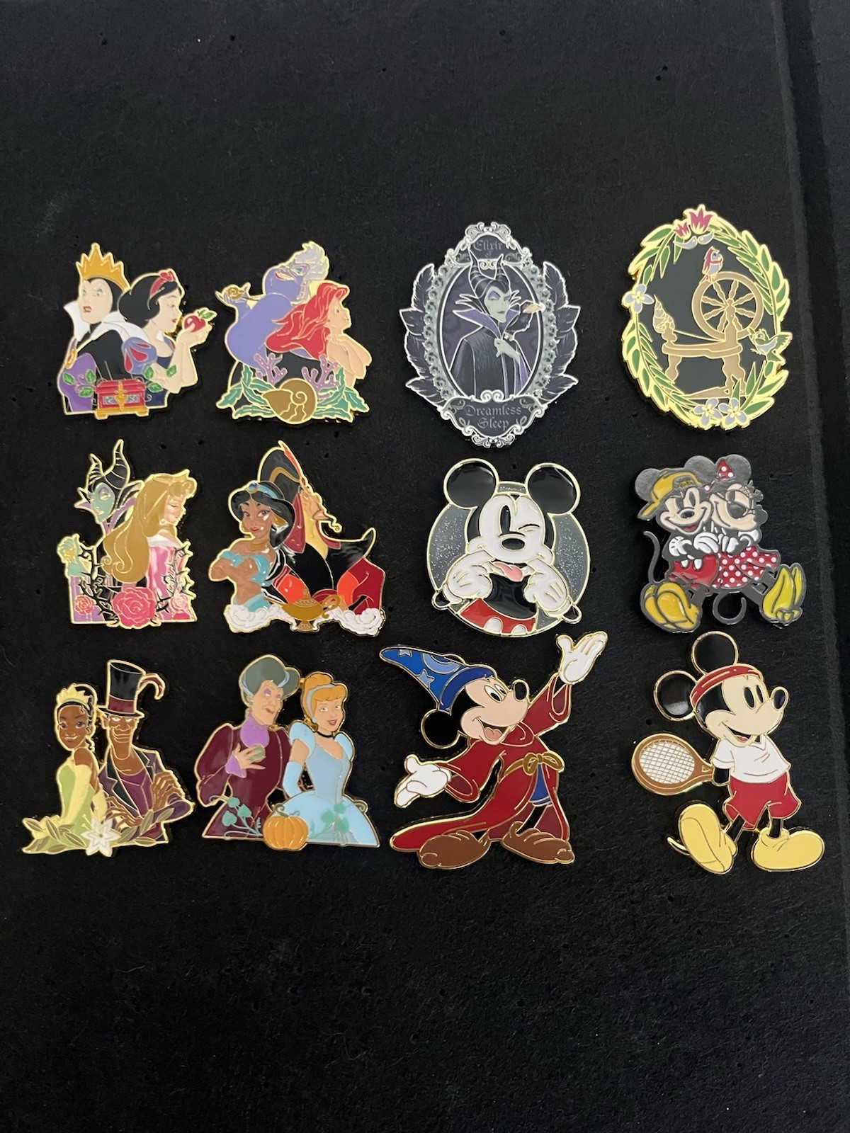 Disney Official Loungefly Pin Lot 12 Mixed Variety