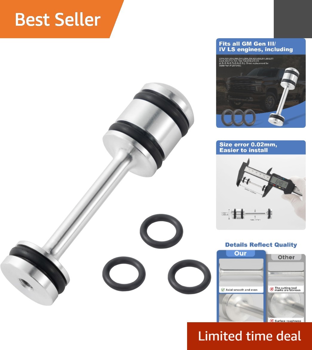 Precision CNC-Machined LS Barbell Plug - Essential for GM Gen III/IV Engines