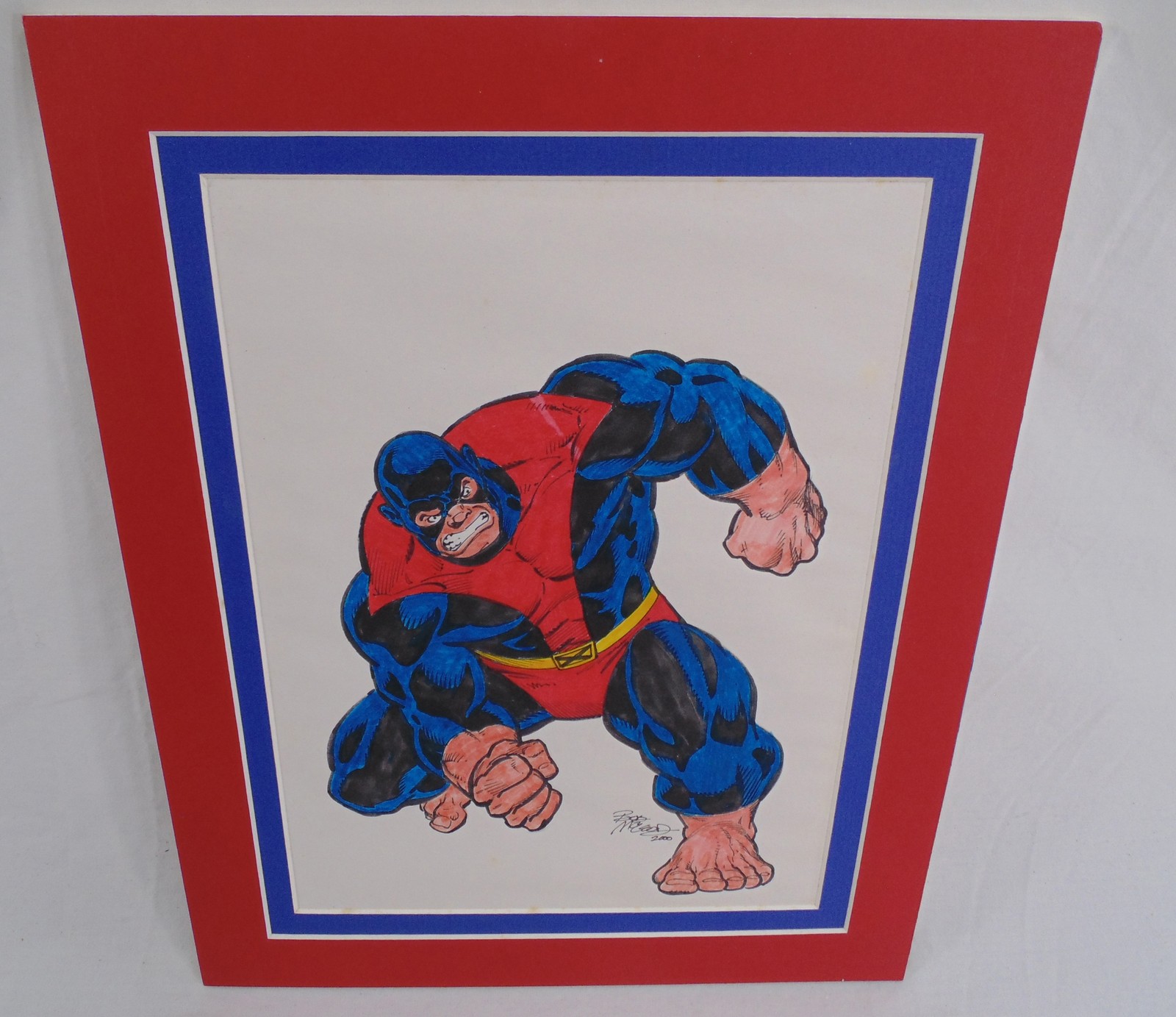 Bob McLeod Signed The Beast Original Comic Art Marvel X-Men 2000 Artwork
