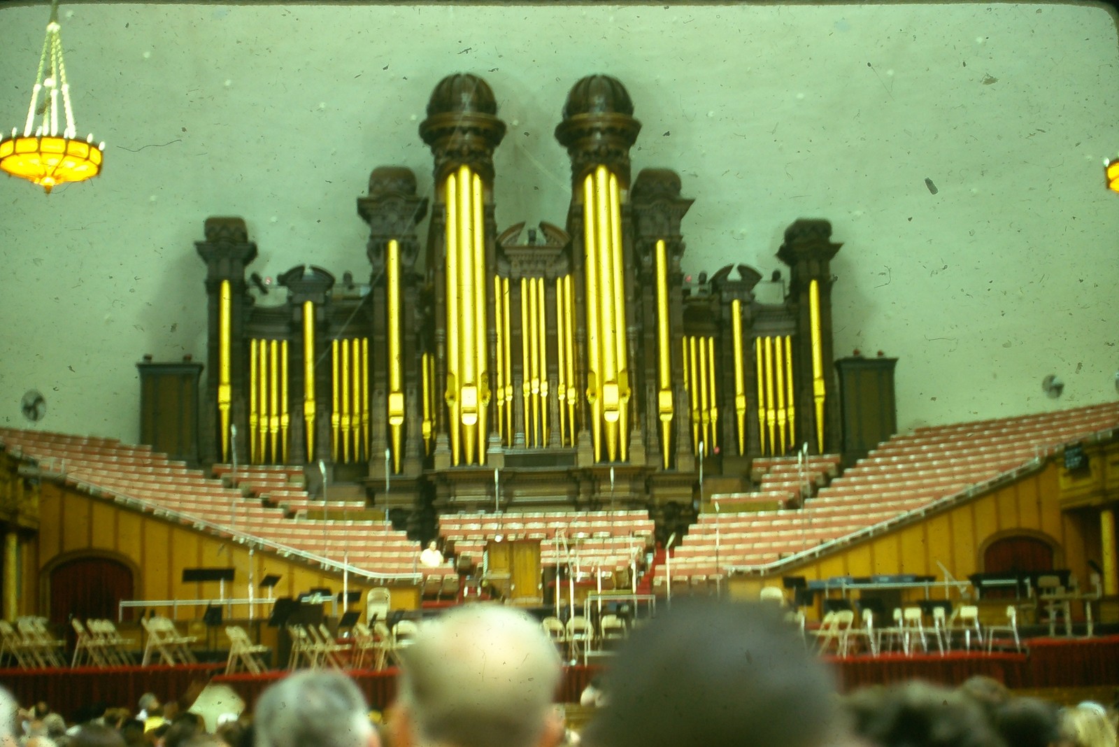 c1960\'s Kodachrome 35mm Slide Wanamaker Organ Grand Court Philadelphia Building