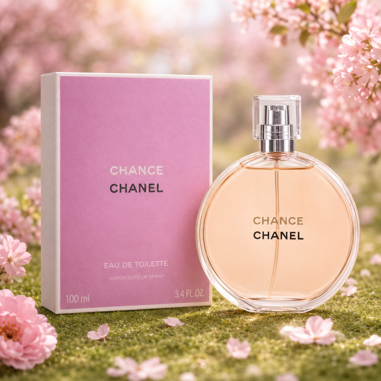 CHANCE Chanel Women's Eau De Toilet 3.4 oz / 100ml New Open Box Fast Shipping US