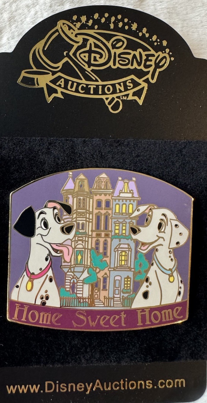 Disney Auctions Exclusive Home Sweet Home LE 1000 Pongo & Perdita Pin