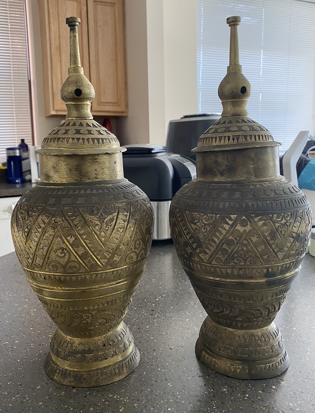 vintage antique Ethnic Philippine Gador Islamic Urns Mindanao Marano People