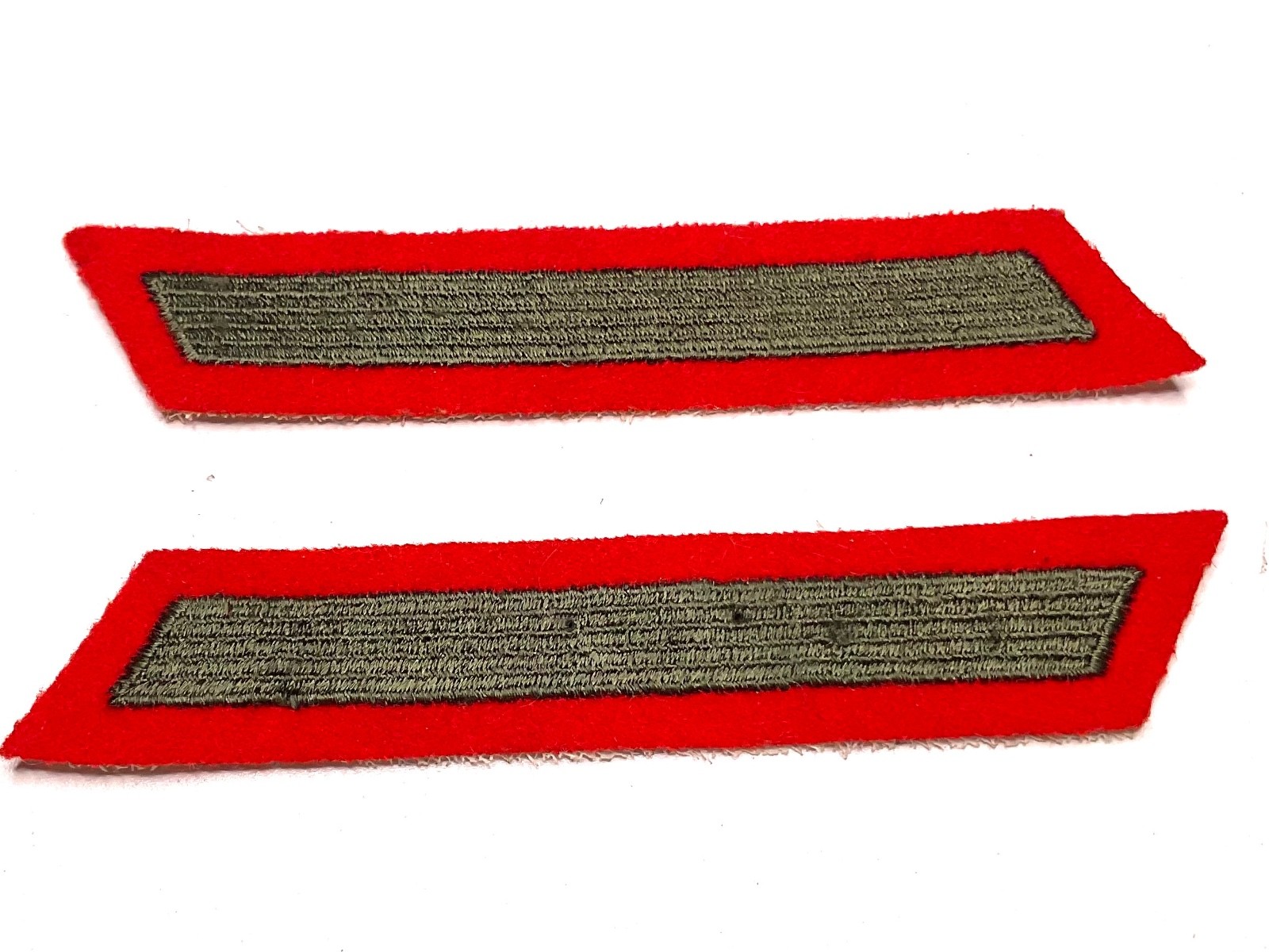 Vintage USMC Marine Corps Service Stripes Hash Marks Green Red Original Pair