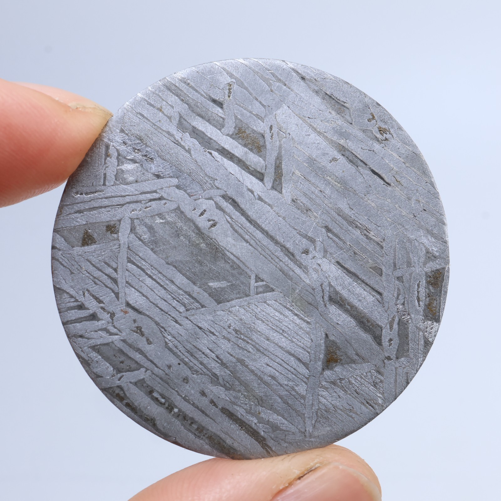 Meteorite Dial,Diameter 38MM, Natural Meteorite Circular slice  AB693