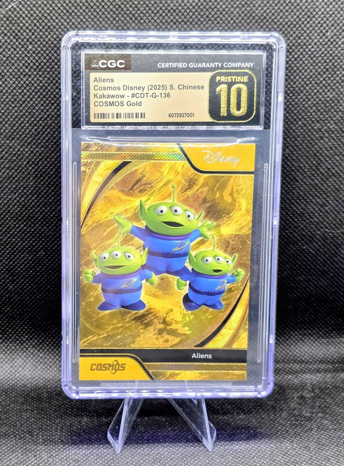 CGC 10 Pristine /10 ALIENS CDT-G-136 Kakawow Cosmos Disney 2025 Toy Story SSP