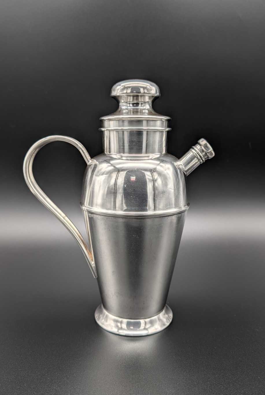 Rare Antique Apollo Silverplate Cocktail Shaker Pitcher by Bernard Rice's Sons