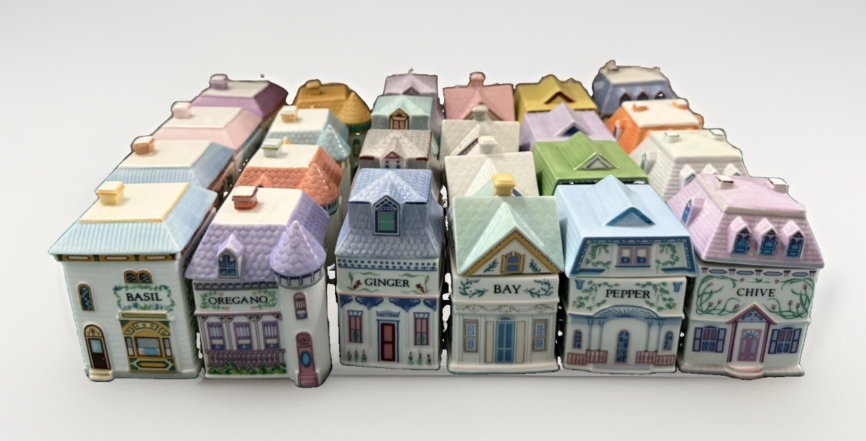 Lenox Spice Village 1989 24-Piece Set  - Mint Condition