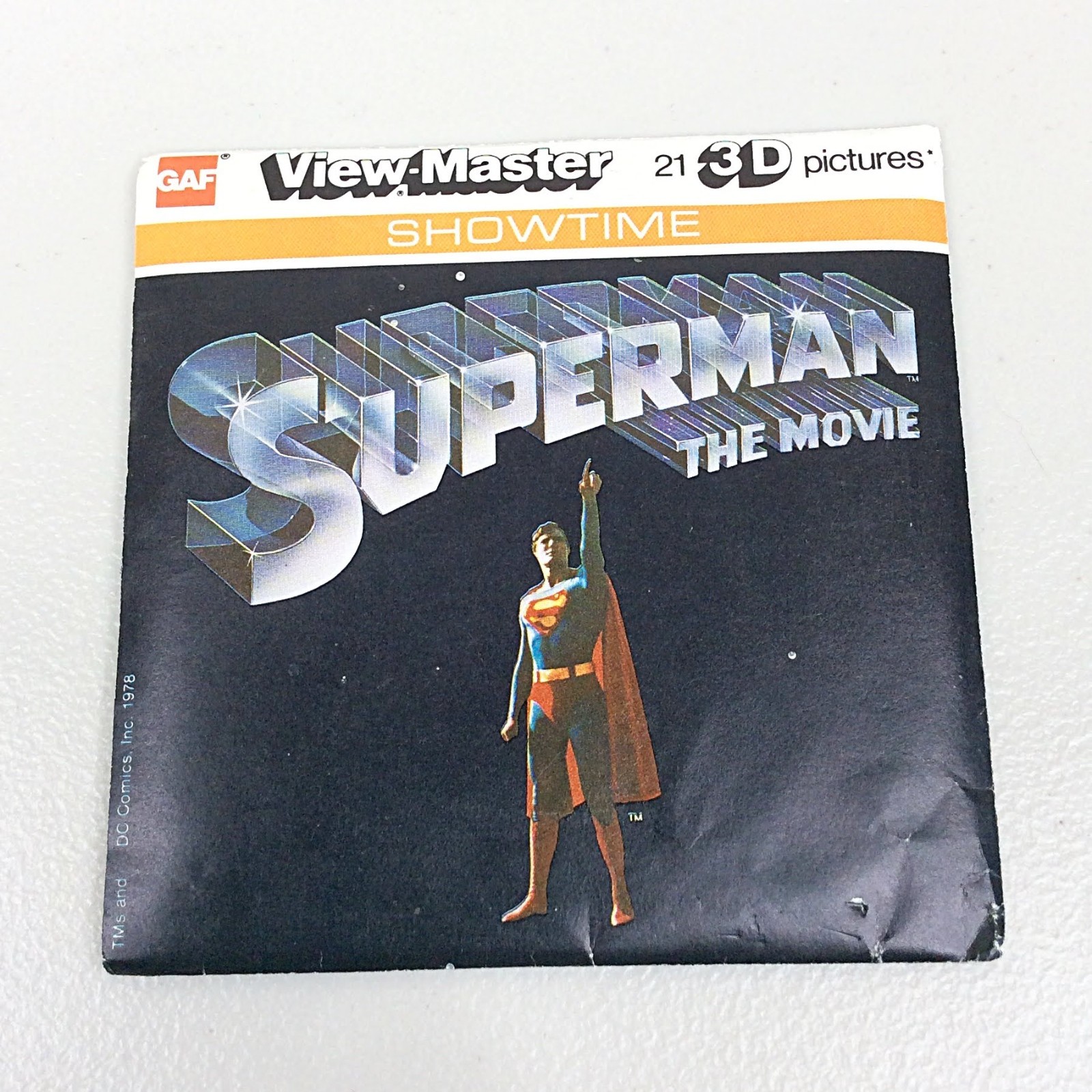 VTG 1978 View Master GAF Superman The Movie 3 Reel Set J78 Showtime