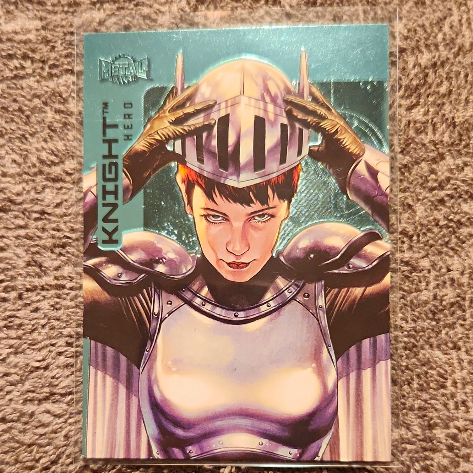 SkyBox 2023 Metal Universe Batman Aqua FX #72 Knight (Beryl Hutchinson)