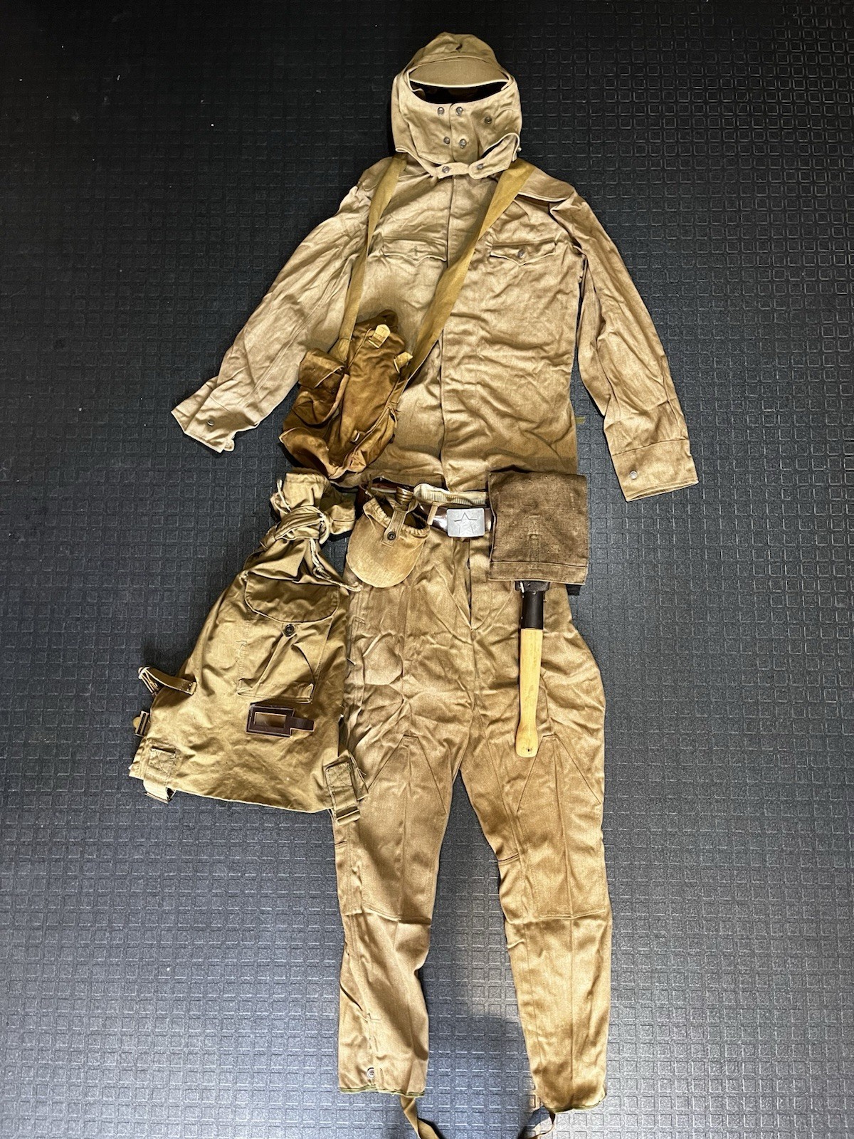 Soviet Army OKZK Protective Suit Set Size 48-5 Cap 57 MPL-50 Gear Lot NOS USSR