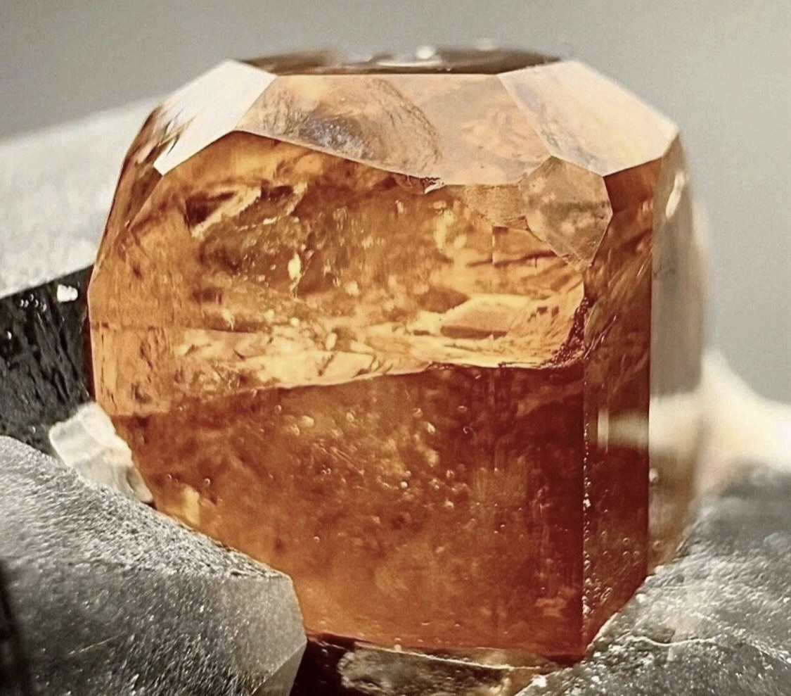 Beautiful Rare Orange Topaz Quartz Crystal Matrix Cluster Natural Raw Specimen