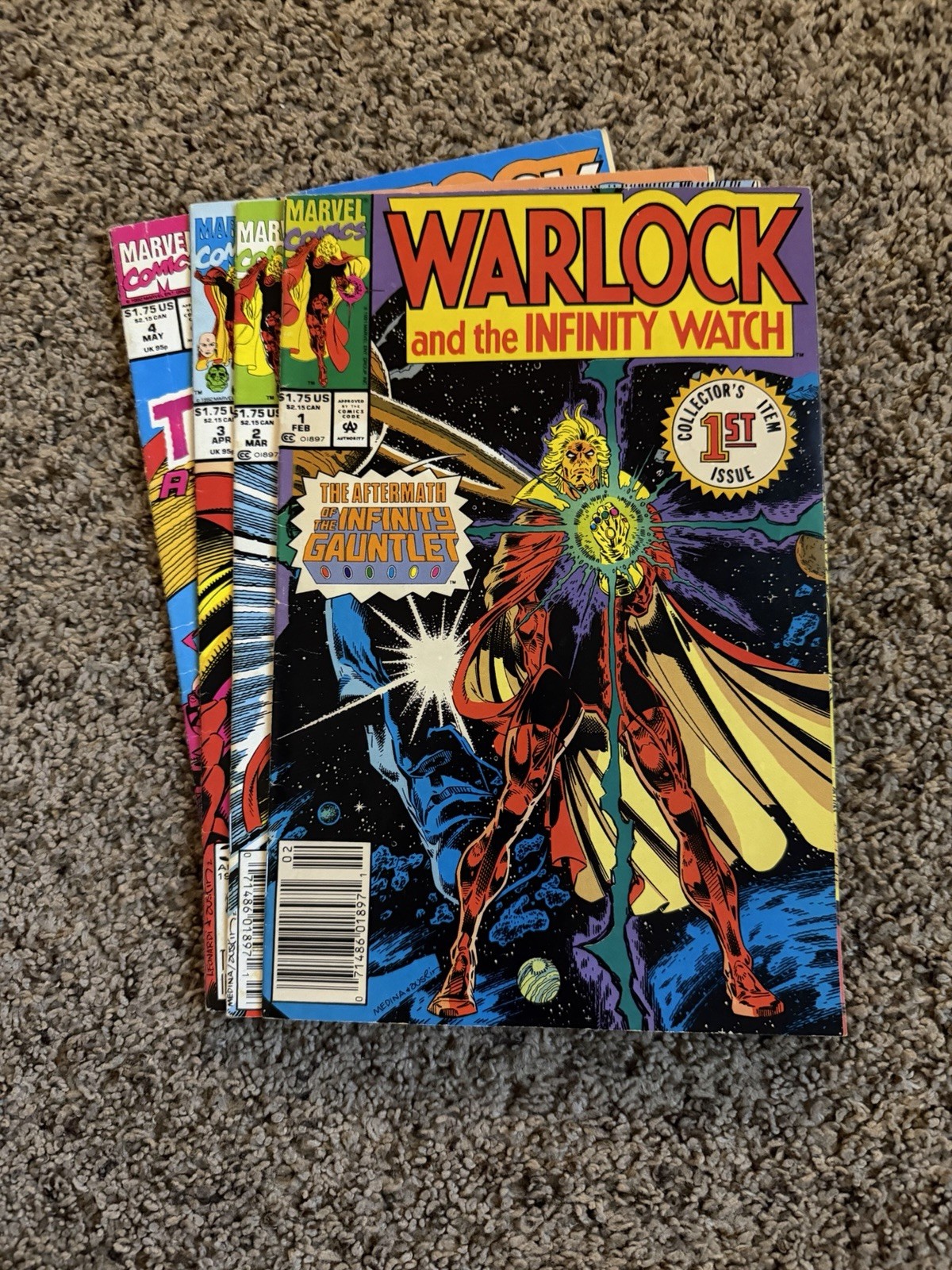 Warlock and the Infinity Watch #1-4 Marvel Comics 1992 Jim Starlin 4 Issue Lot