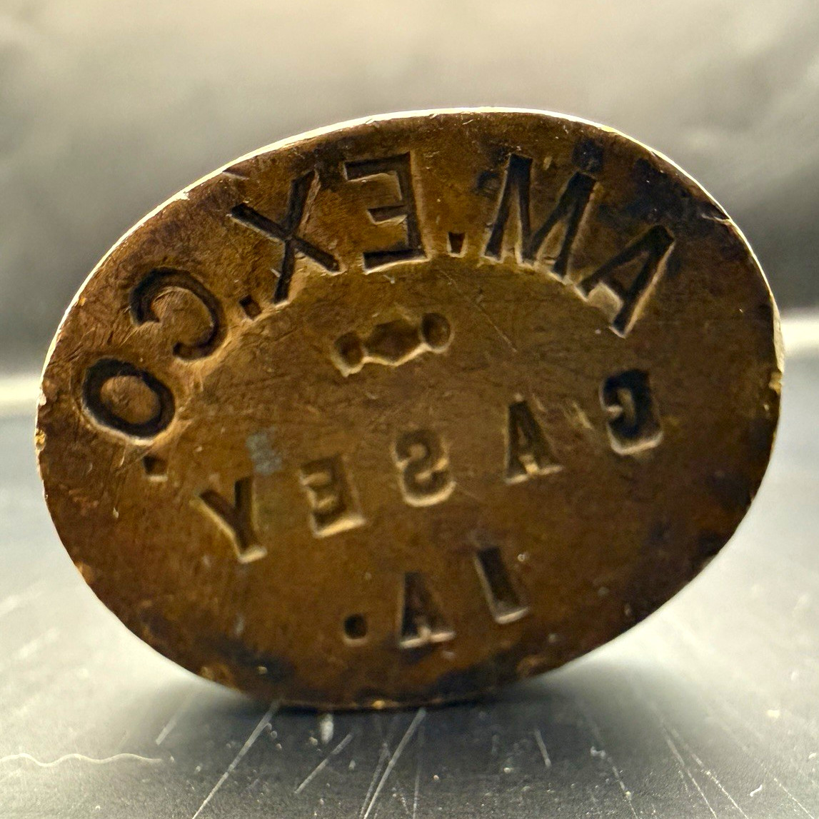 Vintage Brass Seal Stamp \