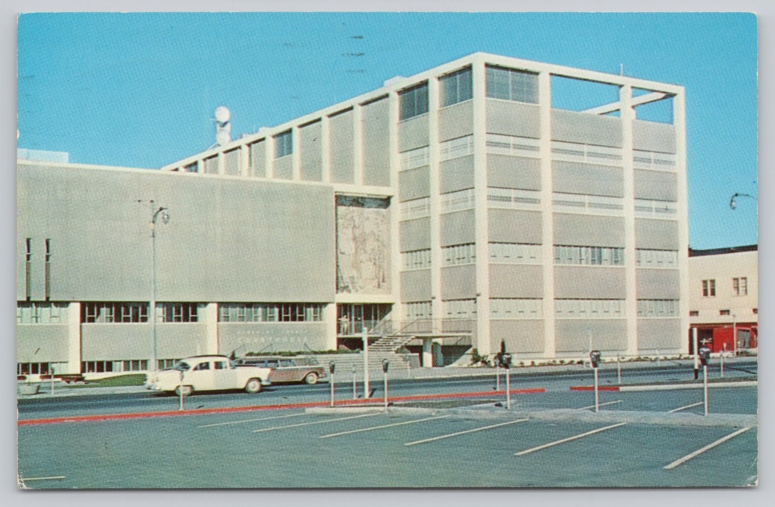 Humboldt County Courthouse Eureka CA 1961 Postcard Dexter Press Modern