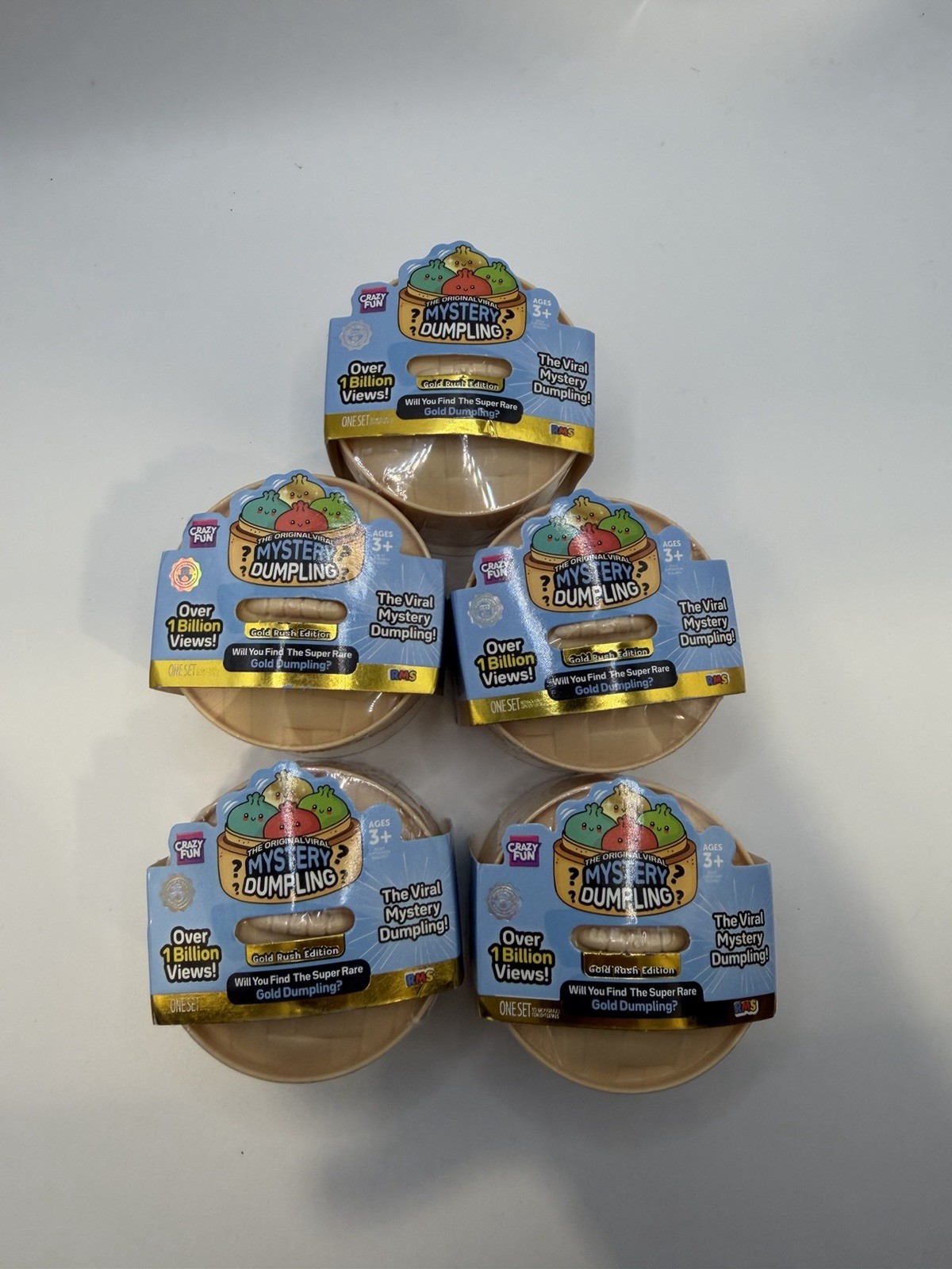 MINI RMS LOT OF 5  Mystery Dumpling Gold  Edition Sealed Blind Exclusive