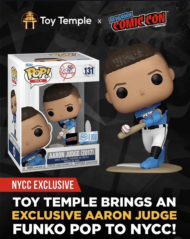 NYCC 2026 EXCLUSIVE FUNKO POP NY YANKEES - AARON JUDGE (2017) FIGURE [PRESALE]