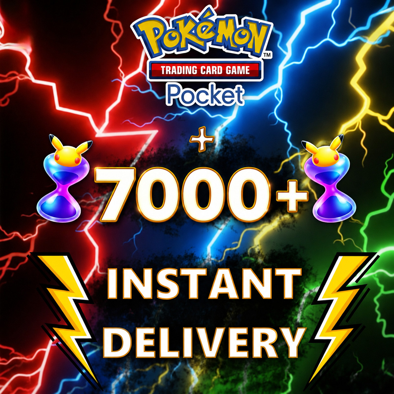 [INSTANT] Pokemon TCG Pocket Acount with 7000+ Hourglass | God Pack Chance