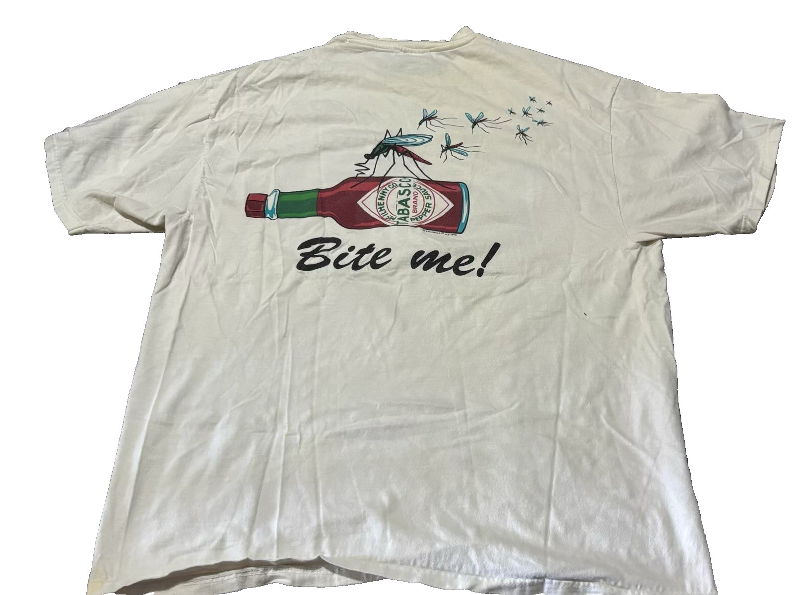 Tabasco Brand Sportswear XL Pepper Sauce Graphic T-Shirt \