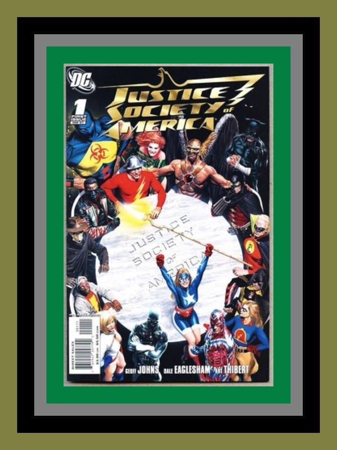 Justice Society Of America #1-2007 nm 9.4 1st Cyclone Standard cover Alex Ross