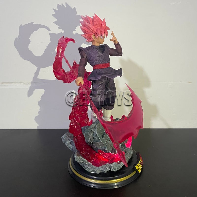 28CM Dragon Ball Z Zamasu Figure Black Goku PVC Action Figures GK Statue with Li