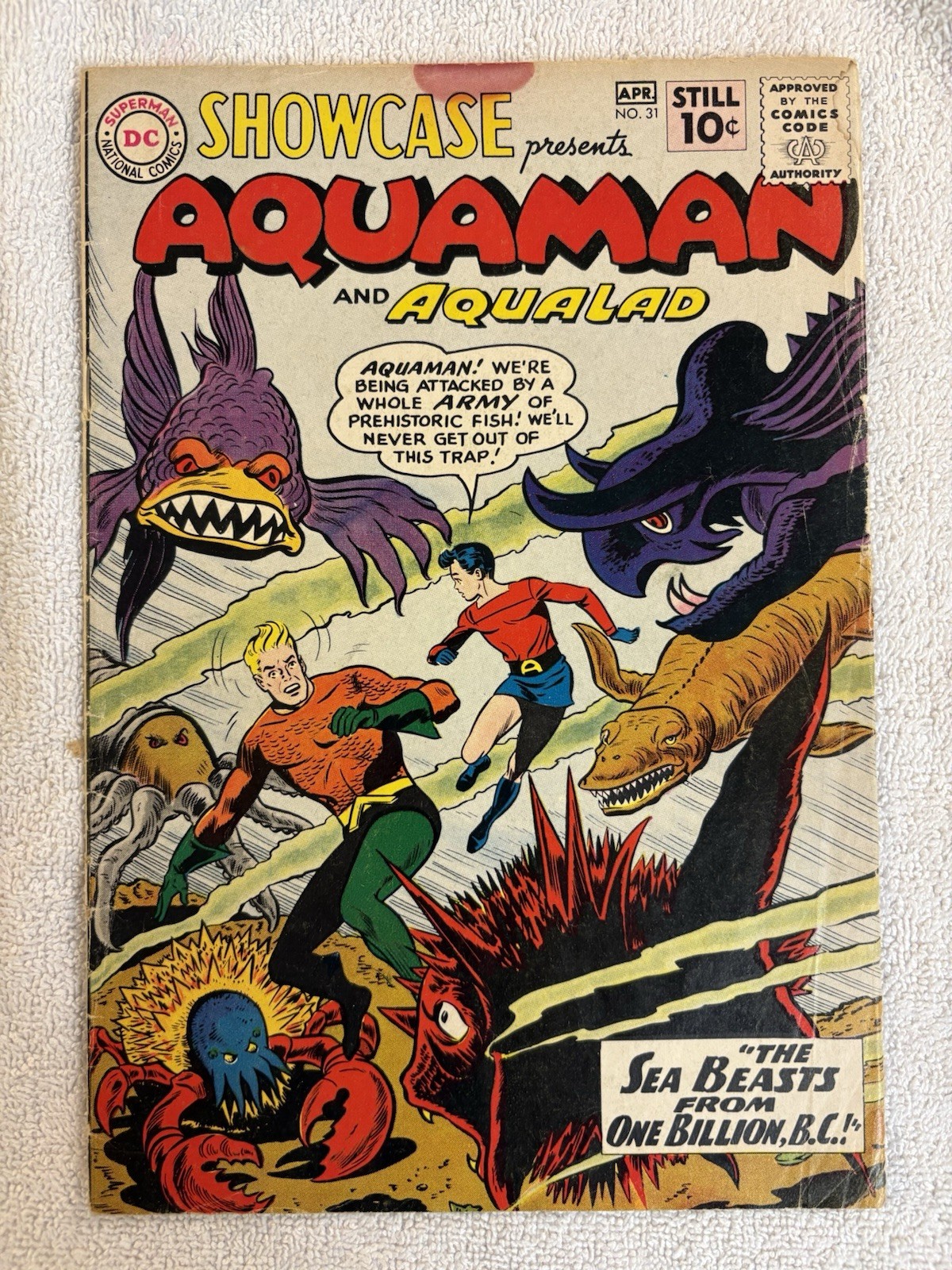 SHOWCASE #31 Mar/Apr 1961.  Pre-Solo Title Aquaman And Aqualad